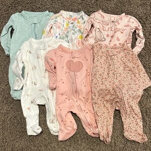 Carter's Multicolor Kids One Piece Footies